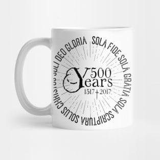 Reformation Shirt with 5 Solas Mug